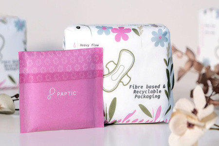 Paptic introduces sustainable packaging for feminine care